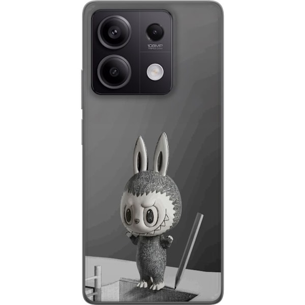 Xiaomi Redmi Note 13 Gennemsigtig cover Pop Mart MEGA LABUBU LABUBU Sketch 1000%