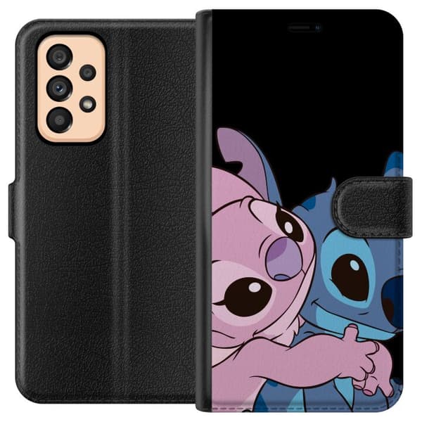 Kompatibelt Lommeboketui til Samsung Galaxy A53 5G Lilo & Stitch