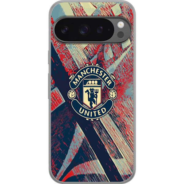 Google Pixel 9 Pro XL Gennemsigtig cover Manchester United FC