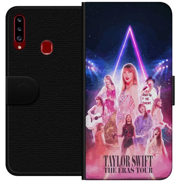 Samsung Galaxy A20s Lommeboketui Taylor Swift Galaxy Neon