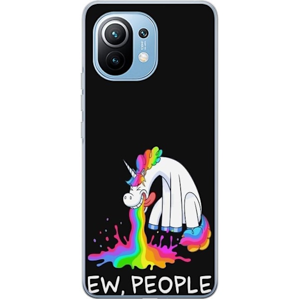 Xiaomi Mi 11 Läpinäkyvä kuori EW People Unicorn