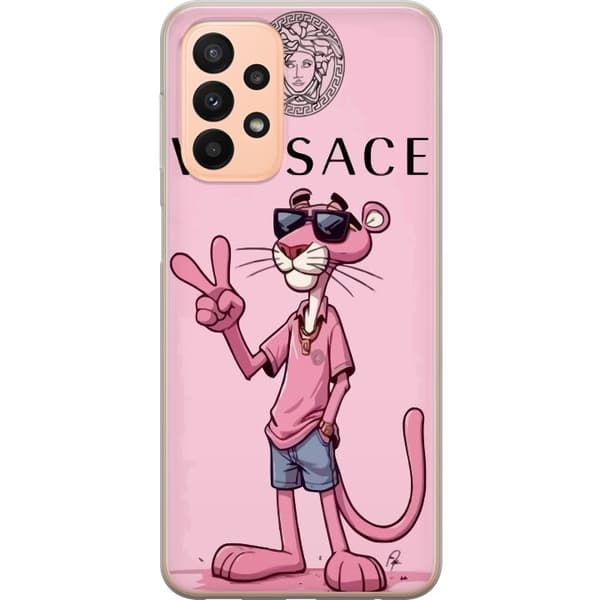 Kompatibelt Mobildeksel til Samsung Galaxy A23 Pink Panter Merke