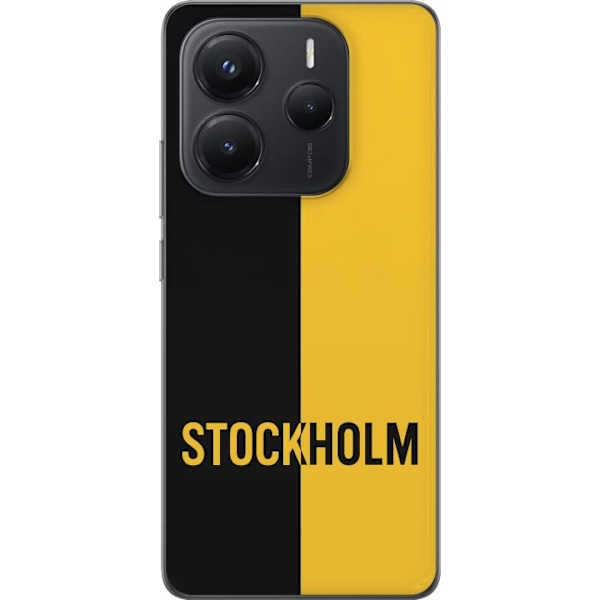 Xiaomi Redmi Note 14 Läpinäkyvä kuori Stockholm – jalkapallo