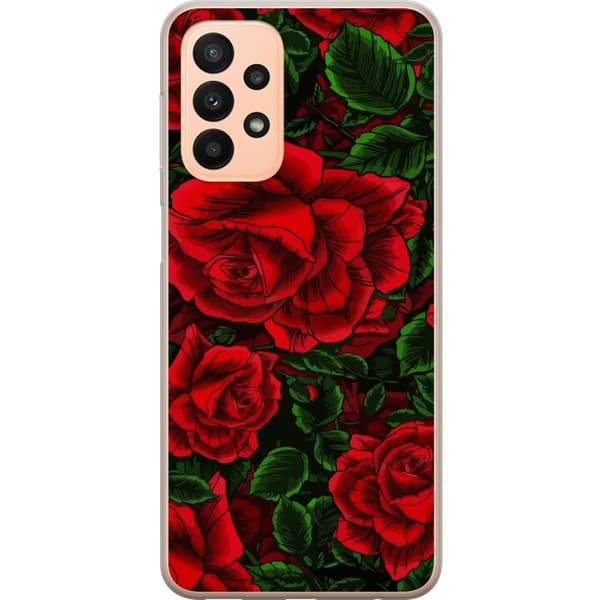Kompatibelt Mobildeksel til Samsung Galaxy A23 Blomster