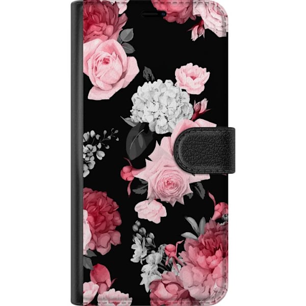 OnePlus 6T Tegnebogsetui Blomster