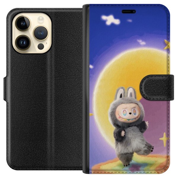 Apple iPhone 15 Pro Max Lommeboketui Labubu Neon Pop - Neonfar