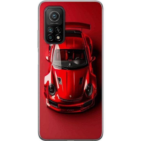 Xiaomi Mi 10T 5G Läpinäkyvä kuori Porsche