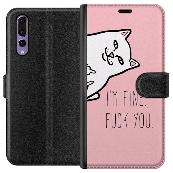 Huawei P20 Pro Tegnebogsetui Fin