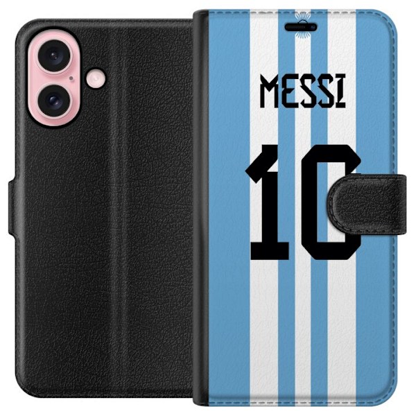 Apple iPhone 16 Lommeboketui Lionel Andrés Messi