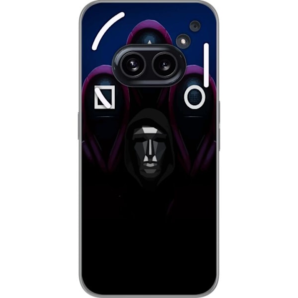 Nothing Phone (2a) Läpinäkyvä kuori Squid Game Kausi 3 Uudet Ikoni Suosittu Sarja TV Motiivi Aasialainen Draama Trendikäs Graafinen Suunnittelu