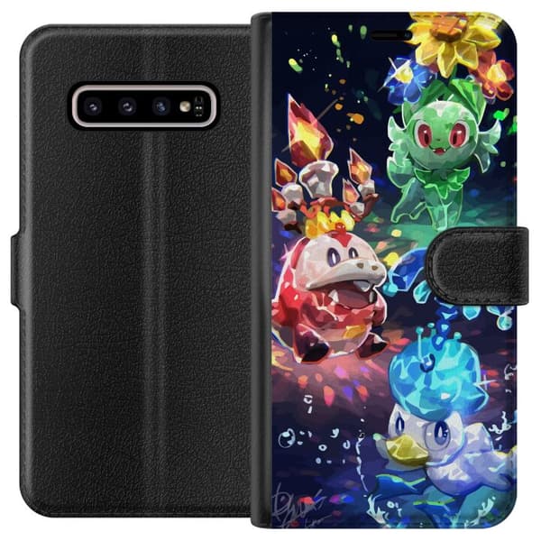 Kompatibelt Lommeboketui til Samsung Galaxy S10+ Pokémon