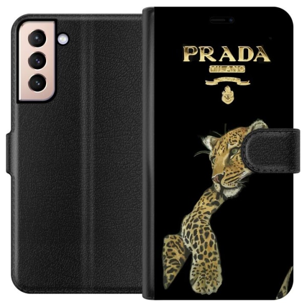 Samsung Galaxy S21 Tegnebogsetui Prada Leopard