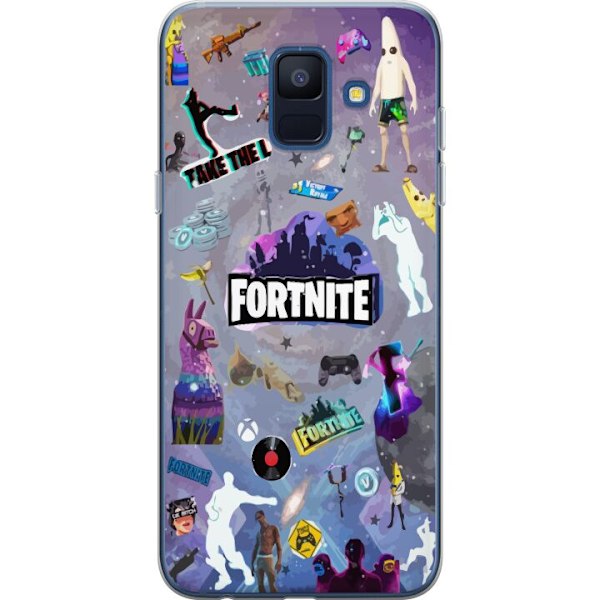 Samsung Galaxy A6 (2018) Gennemsigtig cover Fortnite