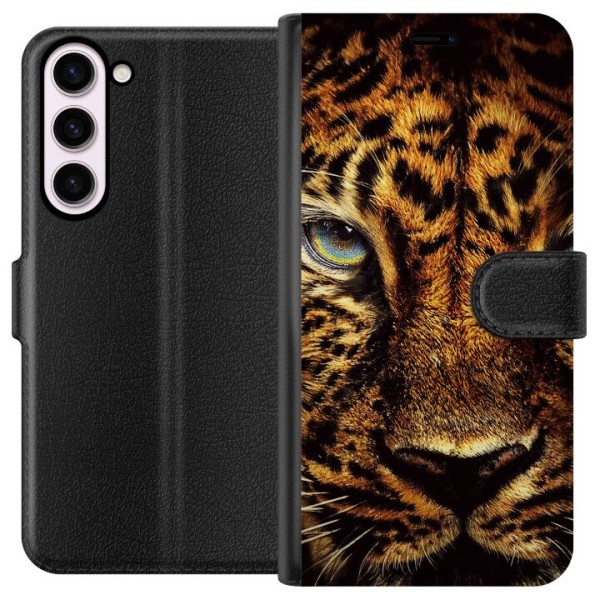 Samsung Galaxy S23+ Lommeboketui leopard