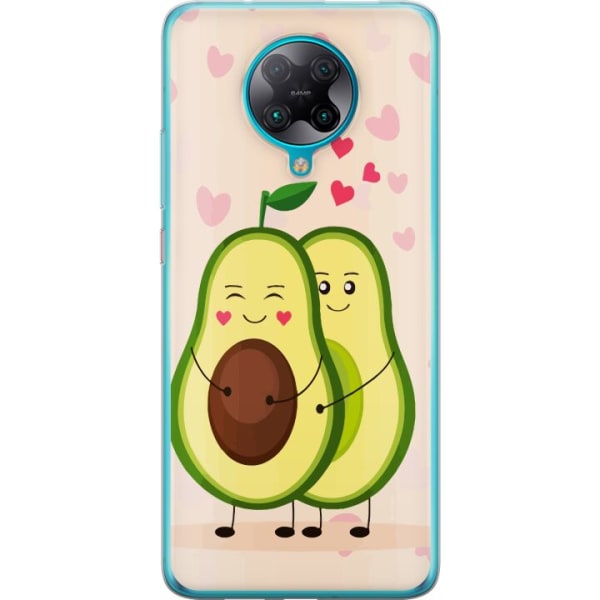 Xiaomi Poco F2 Pro Gjennomsiktig deksel Avokado Kjærlighet