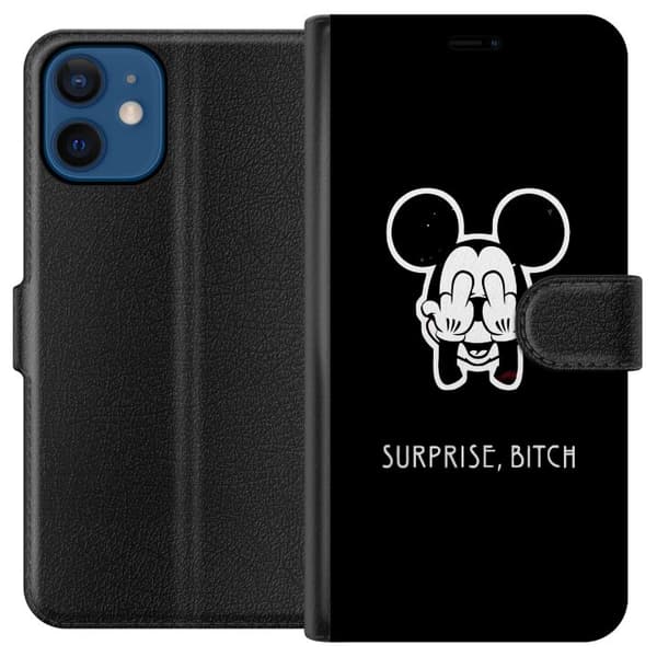 Kompatibelt Plånboksfodral till Apple iPhone 12 mini Musse Pigg