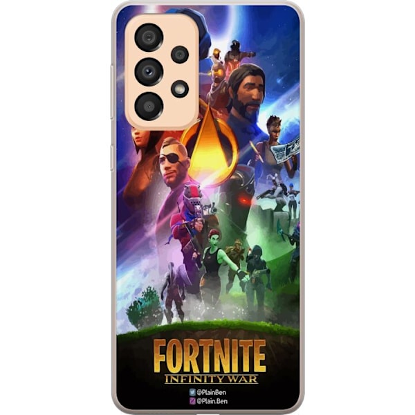 Samsung Galaxy A33 5G Gjennomsiktig deksel Fortnite