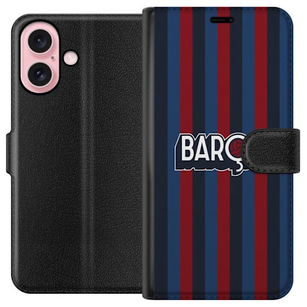 Apple iPhone 16 Lommeboketui FC Barcelona