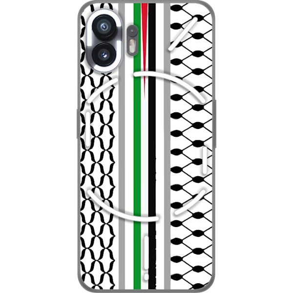 Nothing Phone (2) Genomskinligt Skal Keffiyeh, Palestina