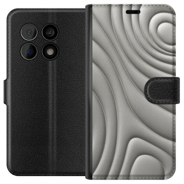 OnePlus 10 Pro Tegnebogsetui Sølvbølger