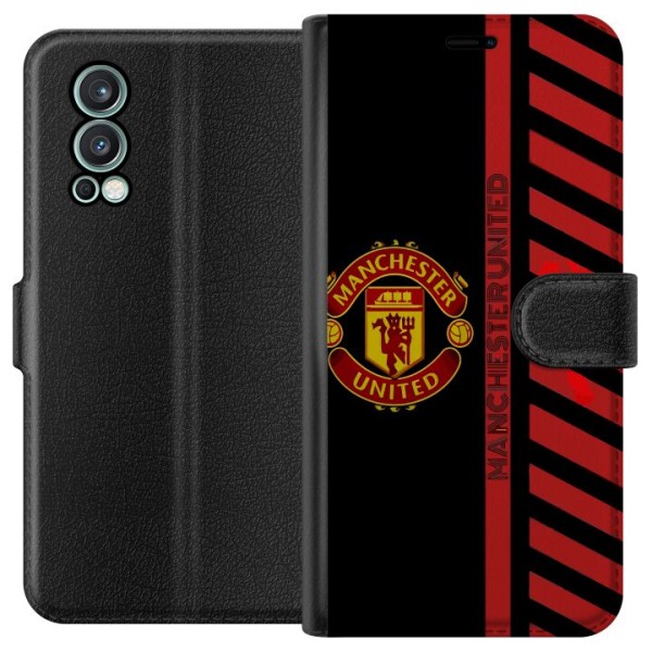 OnePlus Nord 2 5G Tegnebogsetui Manchester United