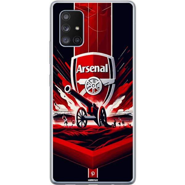 Samsung Galaxy A71 5G Genomskinligt Skal Arsenal