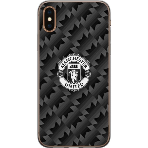 Apple iPhone X Gennemsigtig cover Manchester United FC