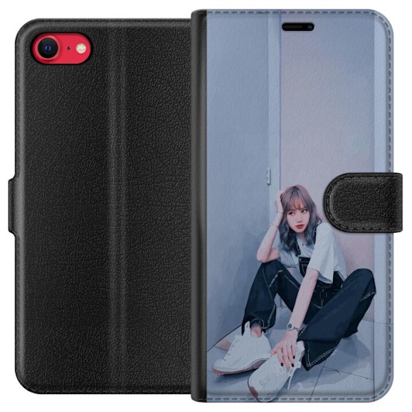 Apple iPhone 8 Lommeboketui Lisa from Blackpink – K-pop Styl