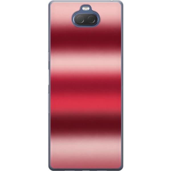Kompatibelt Mobilskal till Sony Xperia 10 Plus Vinröd gradient röd