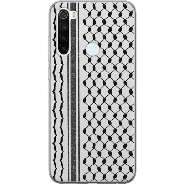 Xiaomi Redmi Note 8 Läpinäkyvä kuori Palestiinalainen kuvio