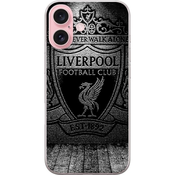 Apple iPhone 16 Gjennomsiktig deksel Liverpool FC