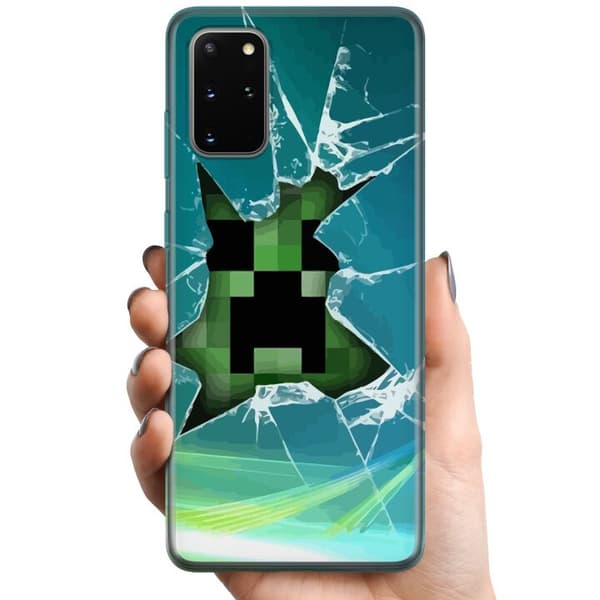Kompatibelt Mobildeksel til Samsung Galaxy S20+ MineCraft