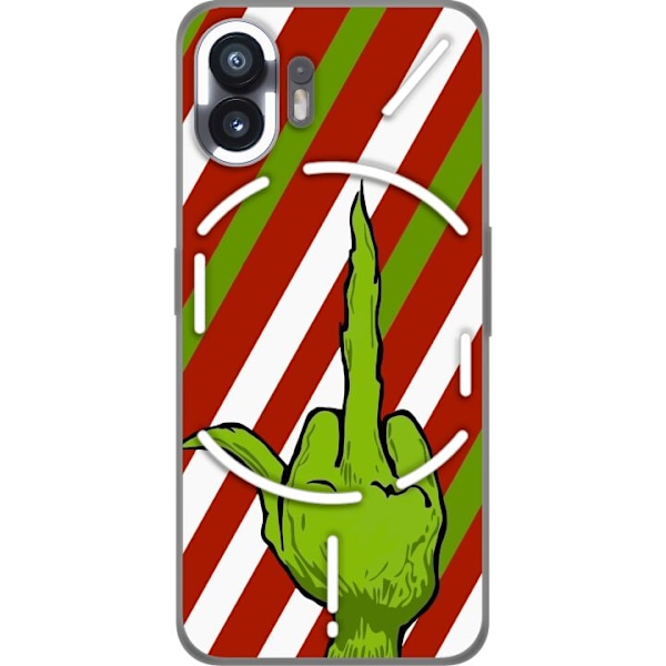 Nothing Phone (2) Läpinäkyvä kuori Grinch