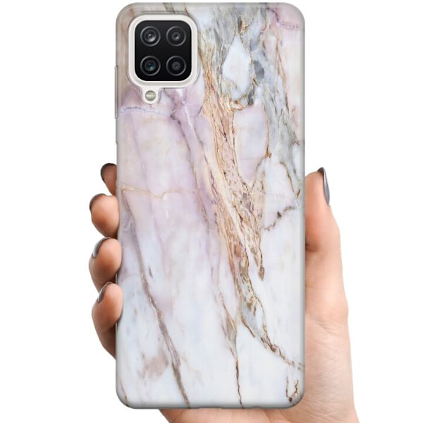 Samsung Galaxy A12 TPU Mobildeksel Marmor