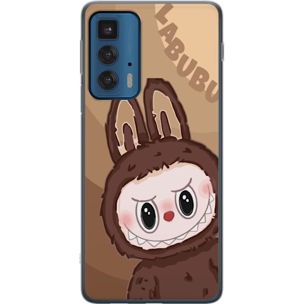 Motorola Edge 20 Pro Genomskinligt Skal Labubu Cloud Cutie –