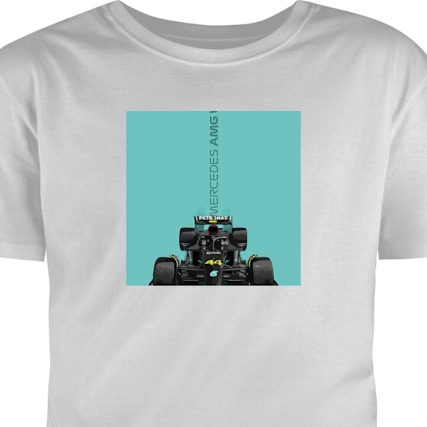 T-shirt til Voksen | Klassisk Voksen T-shirt Mercedes F1 grå XXL