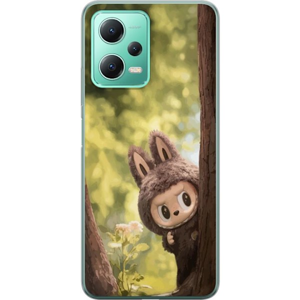 Xiaomi Redmi Note 12 Genomskinligt Skal Labubu Graffiti Vibes – Gatukonst i monsterform