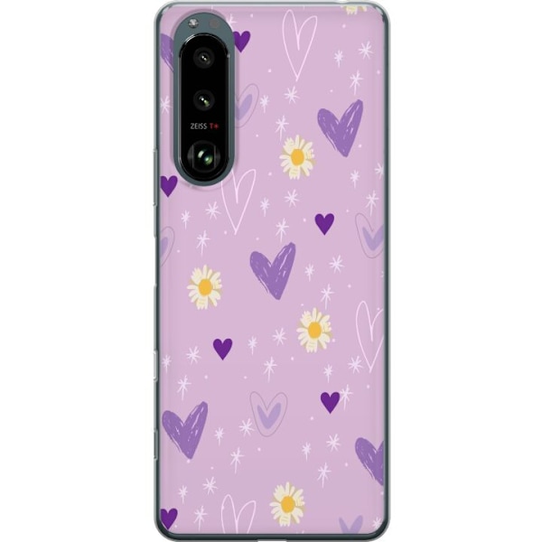 Sony Xperia 5 III Gennemsigtig cover Blomster