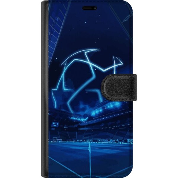 Samsung Galaxy A6 (2018) Lompakkokotelo Sininen Jalkapallo