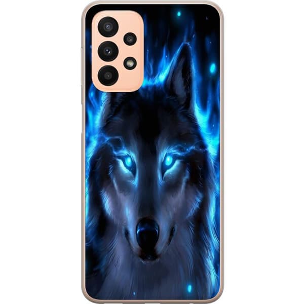 Kompatibelt Mobildeksel til Samsung Galaxy A23 ulv