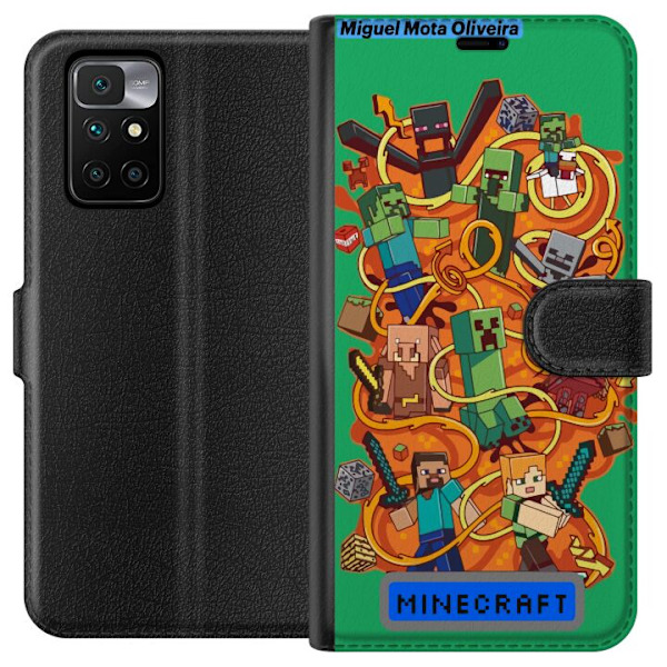 Xiaomi Redmi 10 Tegnebogsetui Minecraft