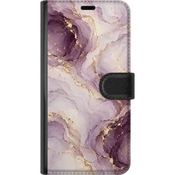 Kompatibelt Plånboksfodral till OnePlus 9 Lavendelmarmor lila
