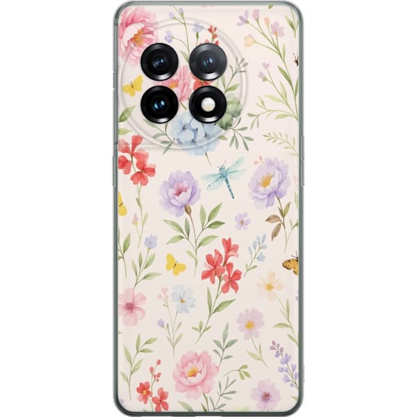 OnePlus 11 Genomskinligt Skal Blommor