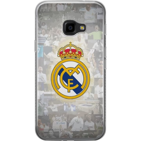 Samsung Galaxy Xcover 4 Genomskinligt Skal Real Madrid