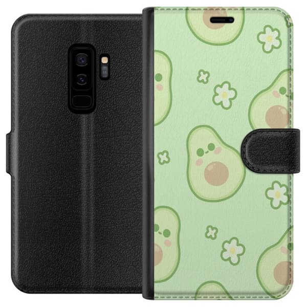 Kompatibel Tegnebogsetui til Samsung Galaxy S9+ Avocado Sød