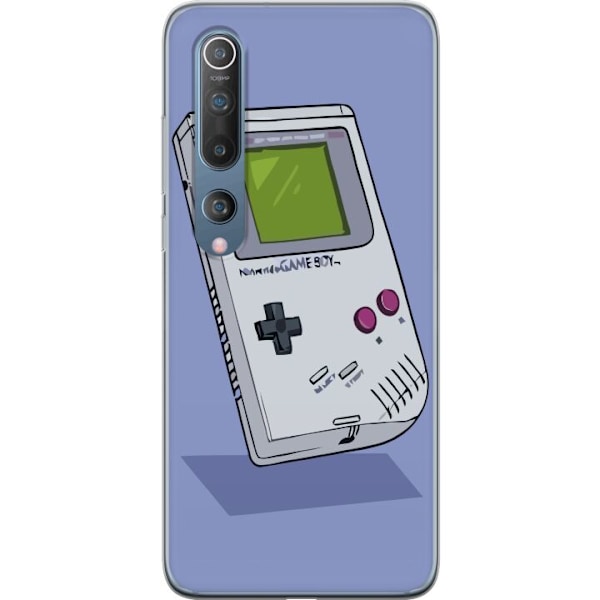 Xiaomi Mi 10 5G Gennemsigtig cover Game Boy Lilla