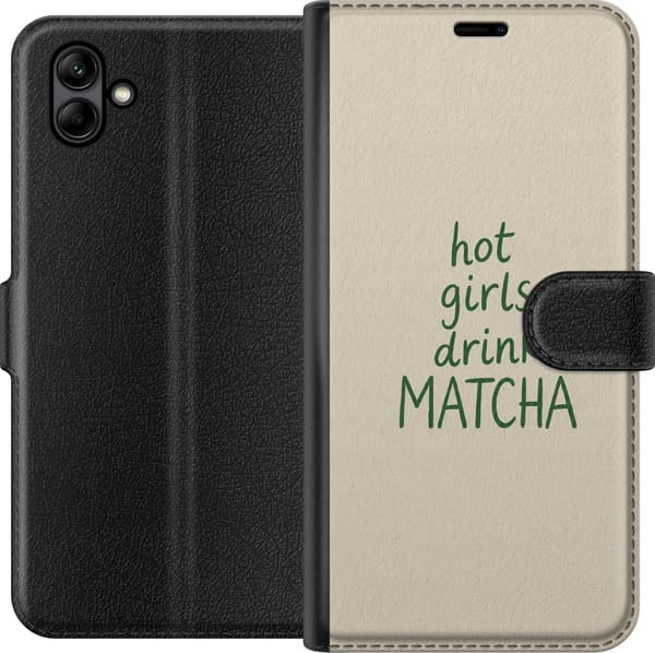 Kompatibel Tegnebogsetui til Samsung Galaxy A05 Matcha-piger beige