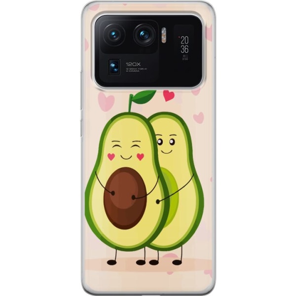 Xiaomi Mi 11 Ultra Gennemsigtig cover Avokado Kærlighed
