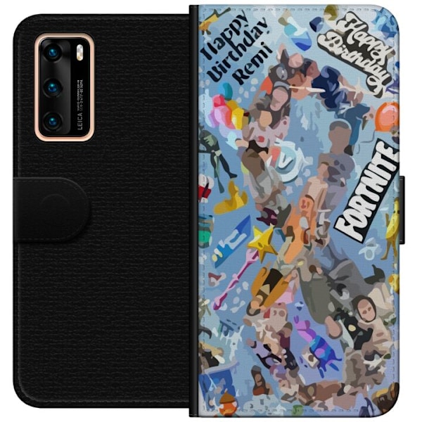 Huawei P40 Tegnebogsetui Fortnite