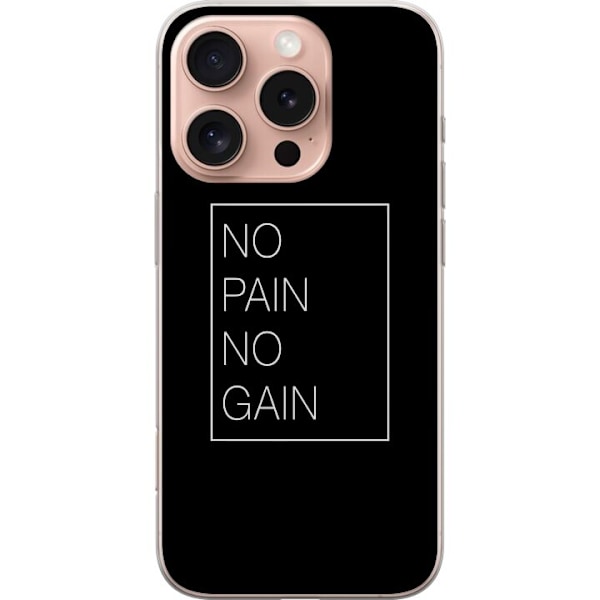 Apple iPhone 16 Pro Gennemsigtig cover Træning / Fitnesscente